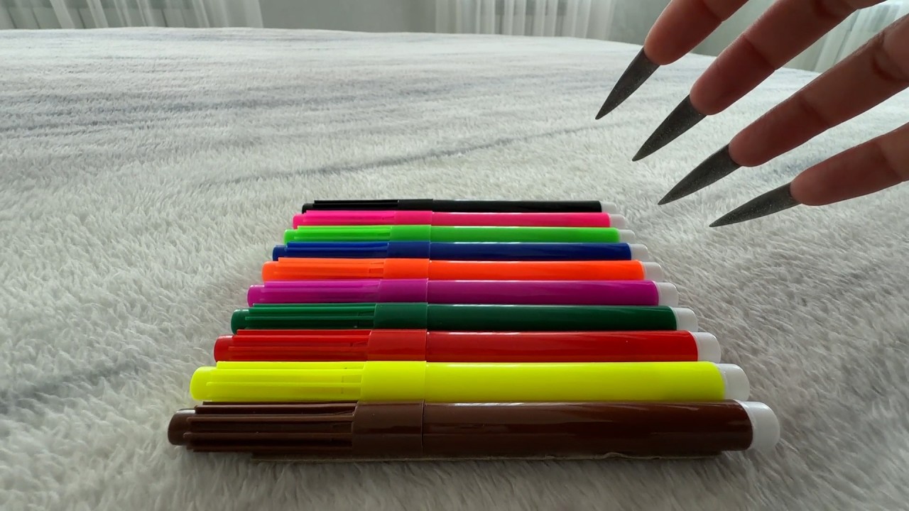 ASMR - build-up tapping & scratching on random triggers !