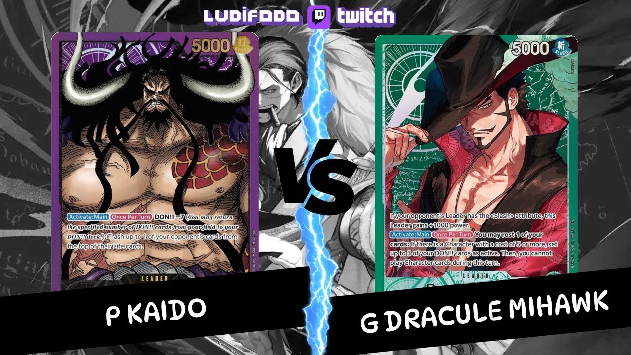 OP14-EB04: Ranked Sim P Kaido VS G Mihawk - One Piece TCG Card Game