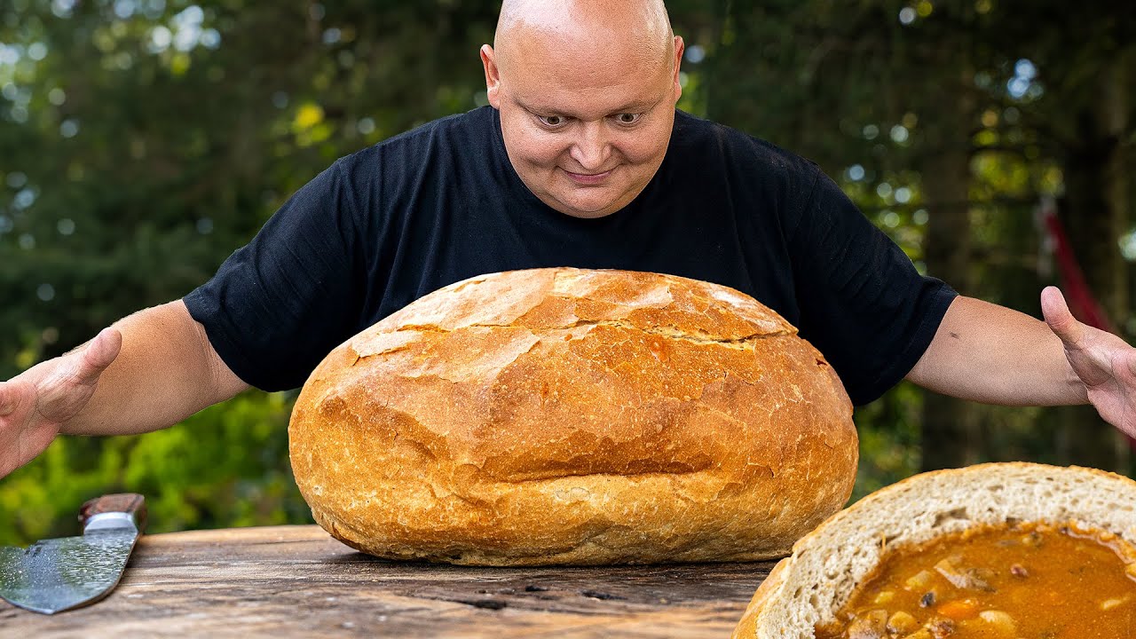 ZAGORSKA JUHA s gljivama i kobasicama U KRUHU *** Nevjerojatan recept !!!