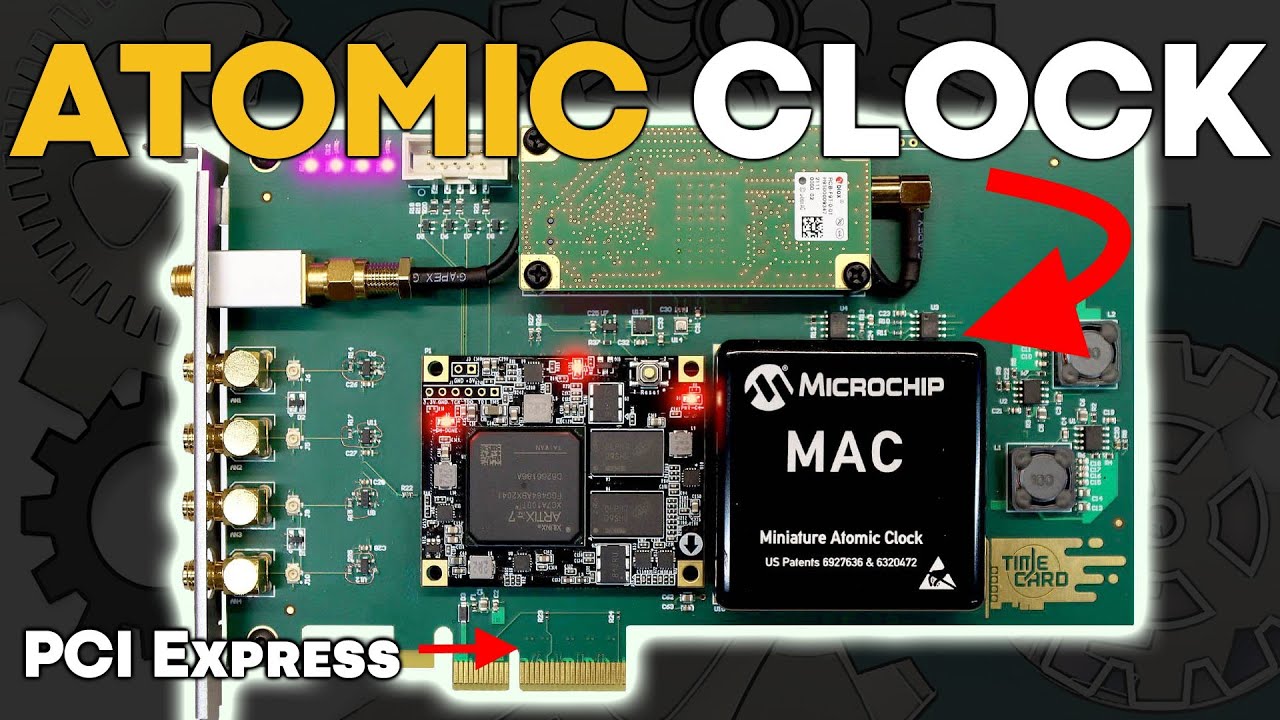 Put An Atomic Clock in Your PC - Open Source Time Card