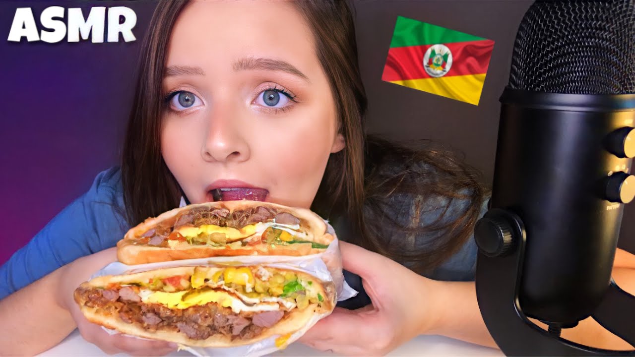 ASMR BAURU GAÚCHO “XIS” MUKBANG BRASIL No Talking (SEM FALAS) SONS DE MASTIGAÇÃO