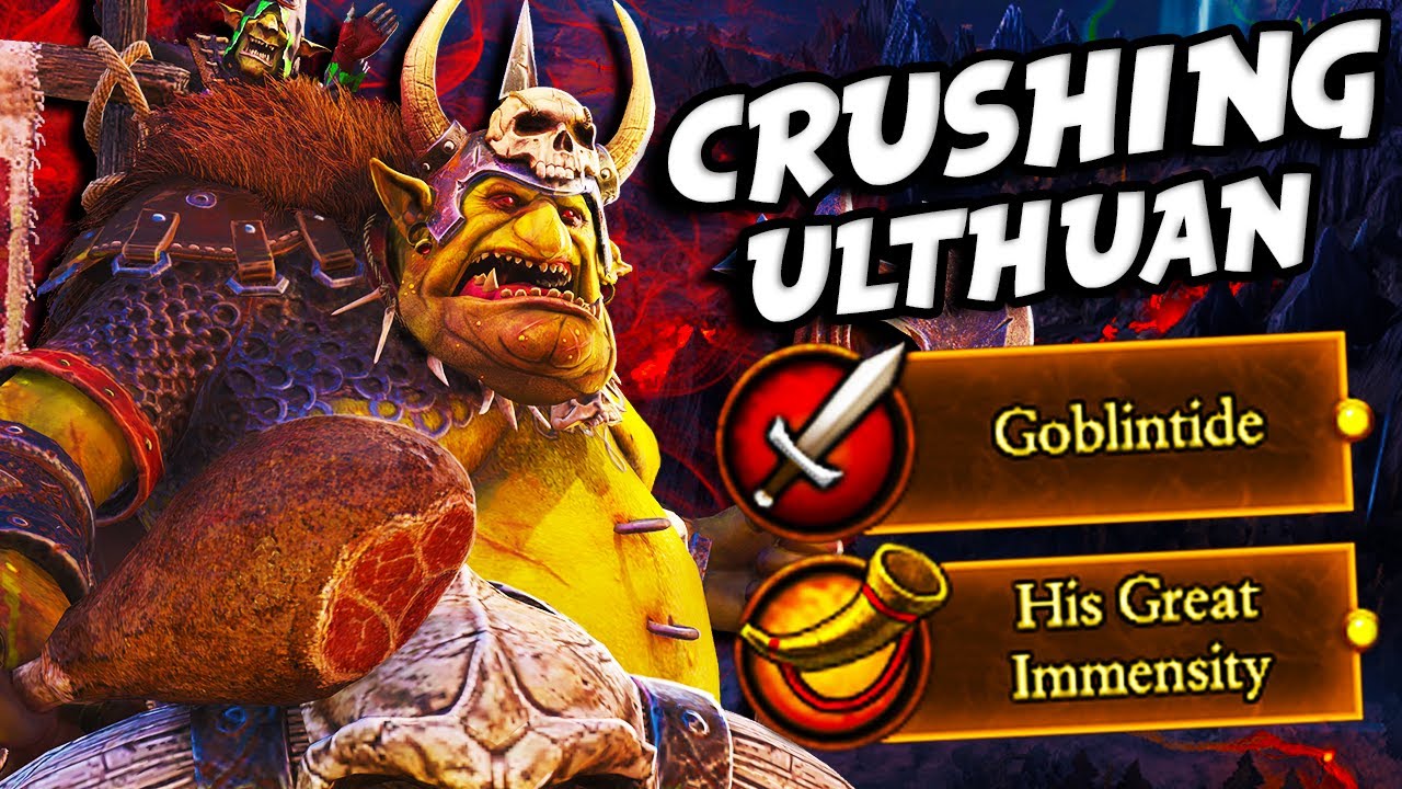 Crushing High Elves As Grom The Paunch In Total Warhammer 3!