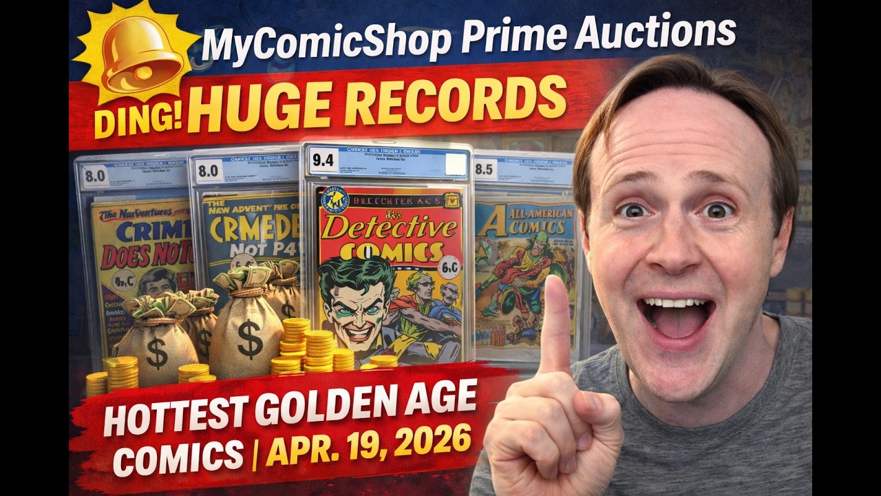 DING! MyComicShop Prime licytuje ogromne rekordy | Najgorętsze komiksy złotej ery | 19 kwietnia 2026