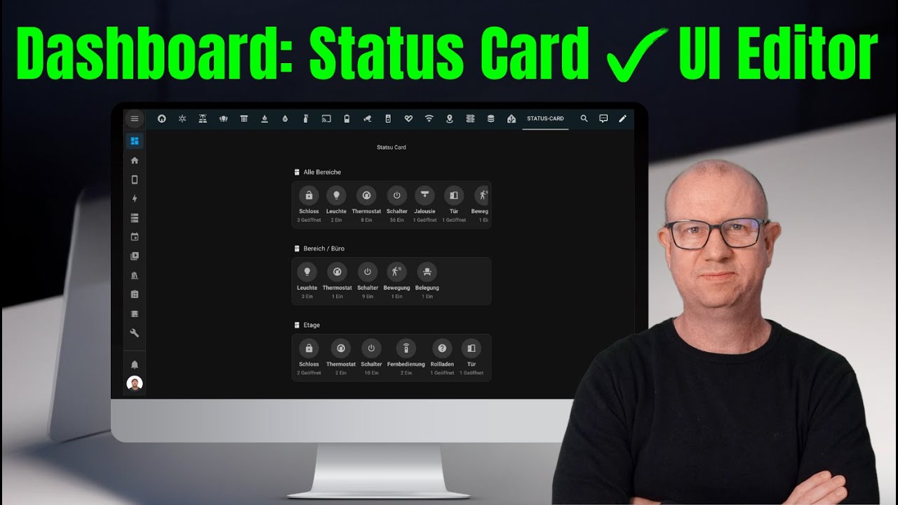 Home Assistant Status Card - Dashboard Statusinformationen mit wenigen Klicks 🖥️