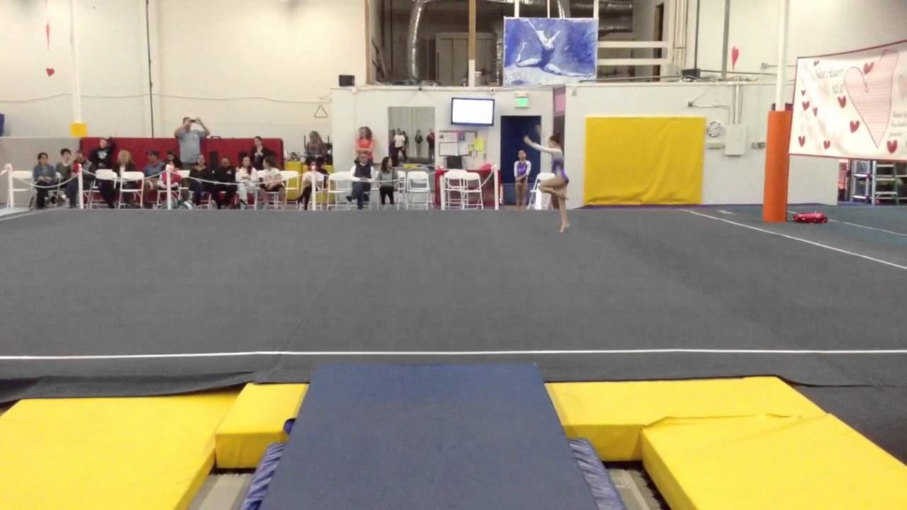 Gymnastics- Level 8 Floor Starring Aliyah!