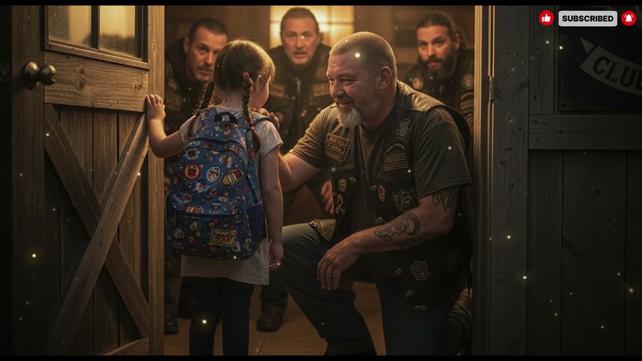Fetița a bătut la ușa clubului „Au bătut o pe mama!” — Hell’s Angel i a uimit pe toți