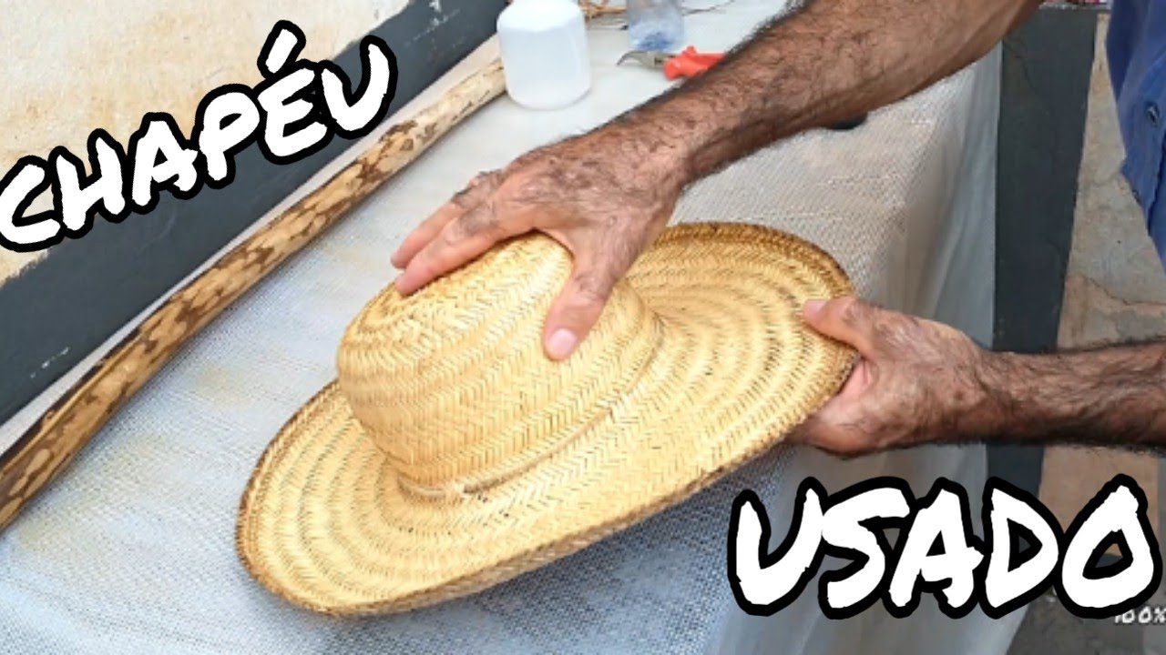 Como restaurar chapéu usado e formar - Tradição 100%
