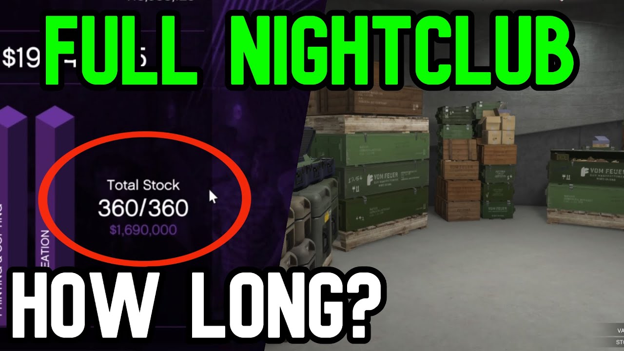 Gta 5 Full Nightclub Stock - Selling Full Nightclub Warehouse