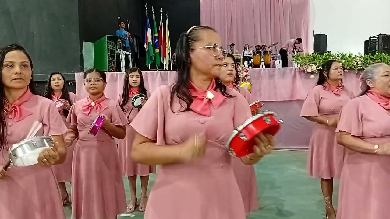 Entrada - Vem Senhor - Congresso Banda de Percussão Adoradoras do Rei - Cametá