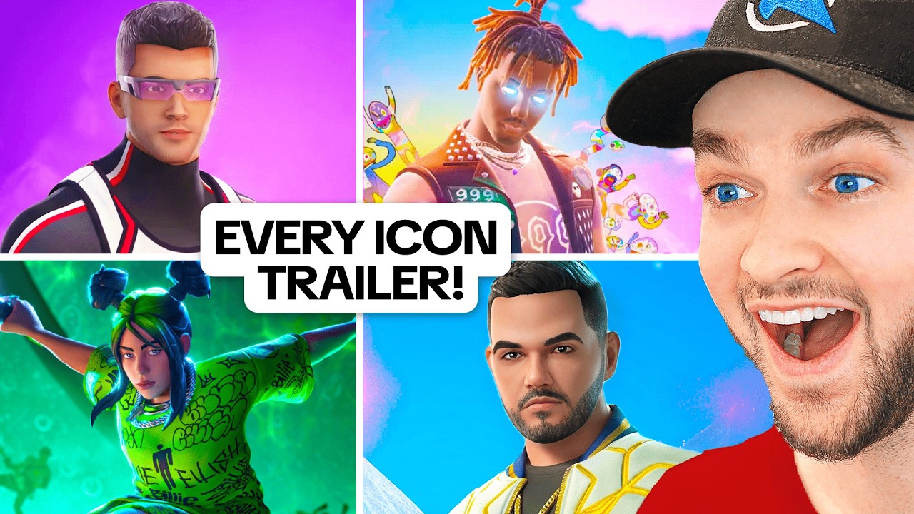 *ALL* Fortnite Icon Skin Trailers! (Chapter 1 - Chapter 7)