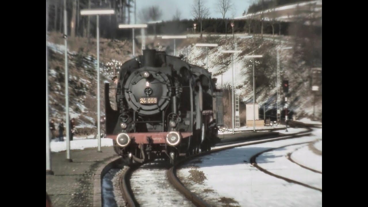 Die legendäre Sonderfahrt der 24 009 & 24 083 von Kreiensen nach Winterberg am 22.2.1976
