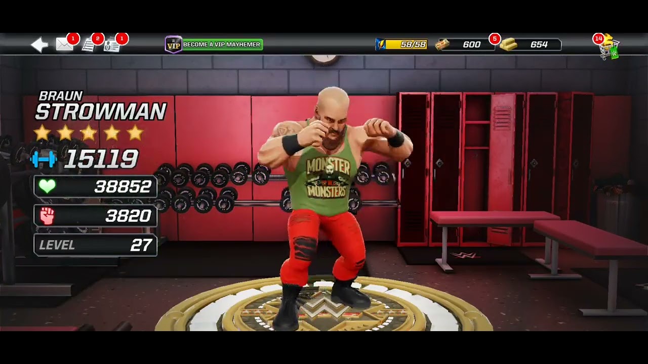 upgrade  6 star on wwe mayhem