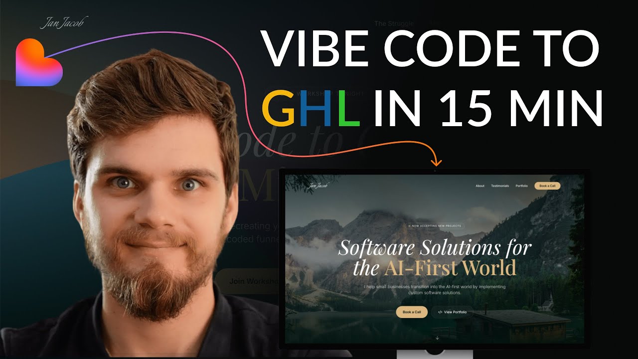 Copy Paste Vibe Coded Pages Into GoHighLevel (no coding experience needed)