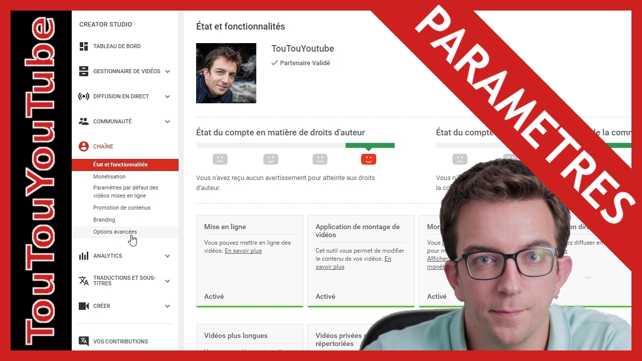 Bien paramétrer sa chaîne Youtube en moins de 15 minutes !