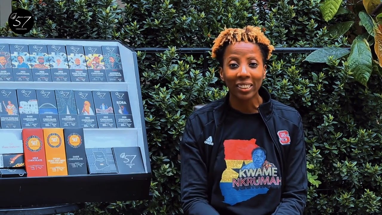 Taste Bissap White Chocolate with Kimberly Addison of '57 Chocolate from Ghana