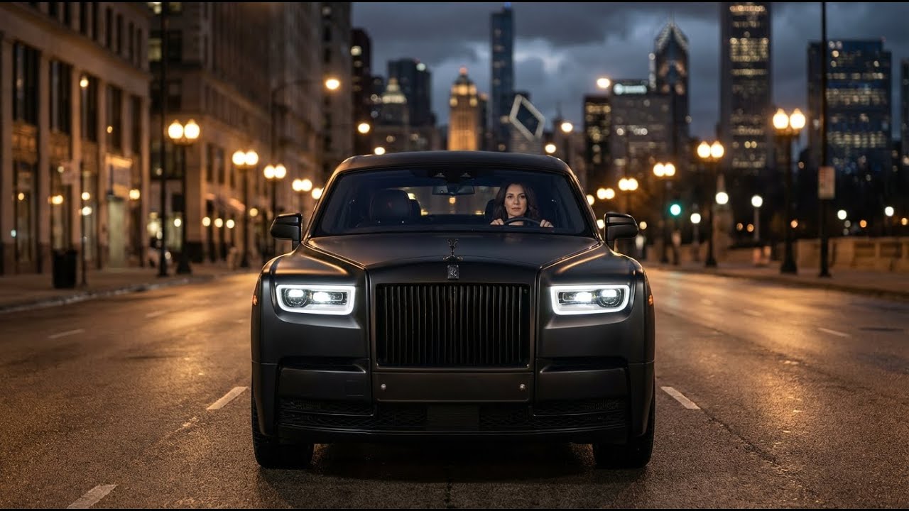 Luxury Rolls-Royce Night Drive | Deep House Midnight Boulevard