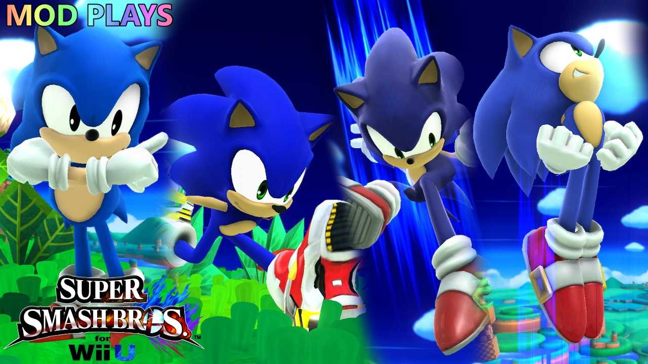Mod Plays: Super Smash Bros. (Wii-U) - The Real Sonic Generations