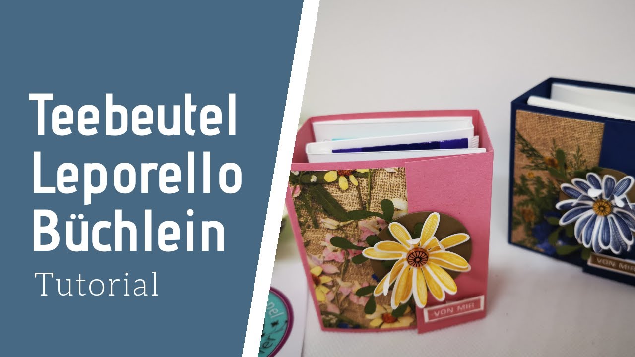 Teebeutel Leporello Büchlein Nr. 4 Ideen Teebeutelverpackungen