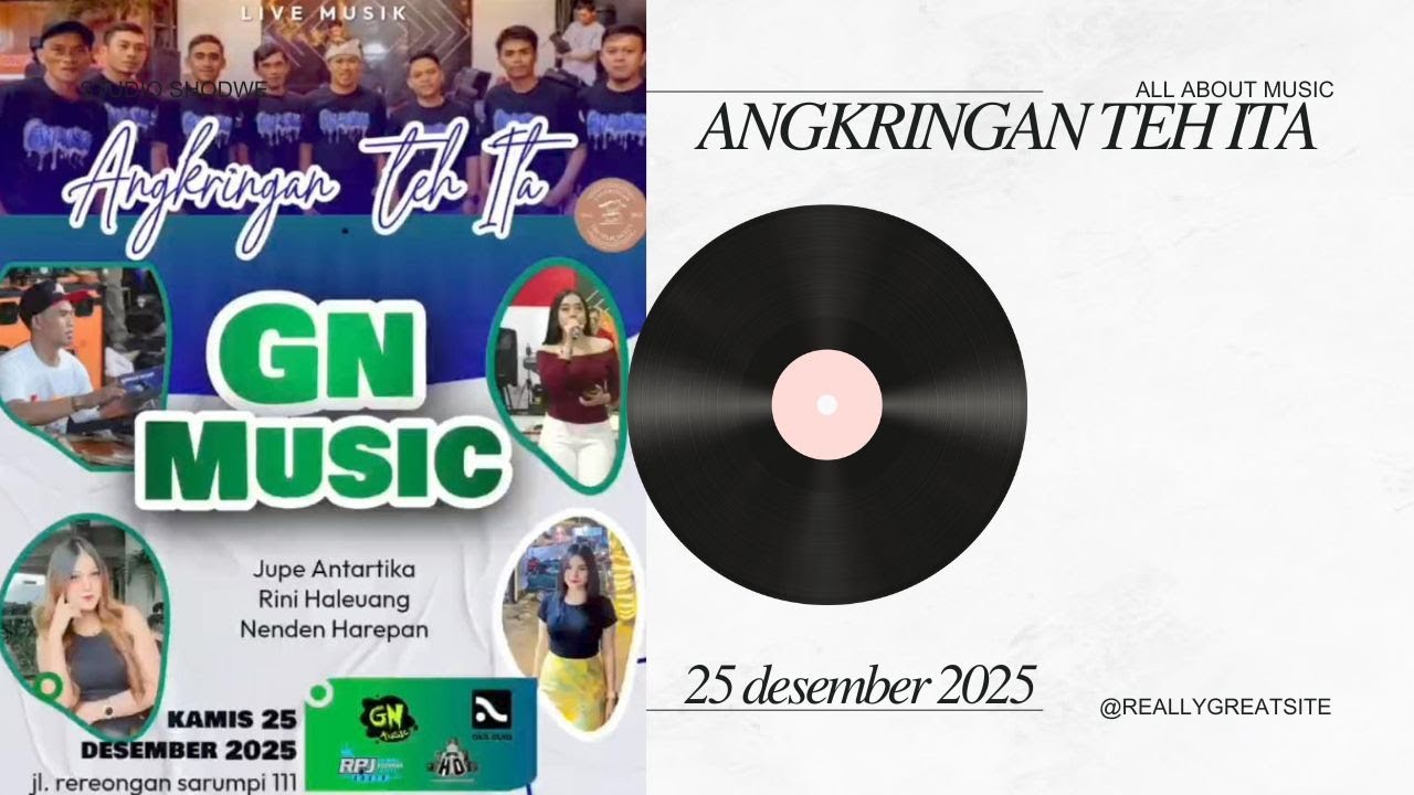 🔴 [LIVE]ANGKRINGAN TEH ITA -GN MUSIC. JUPE ANTARTIKA, RINI HALEUAG, NENDEN HAREUPAN,25 DESEMBER 2025