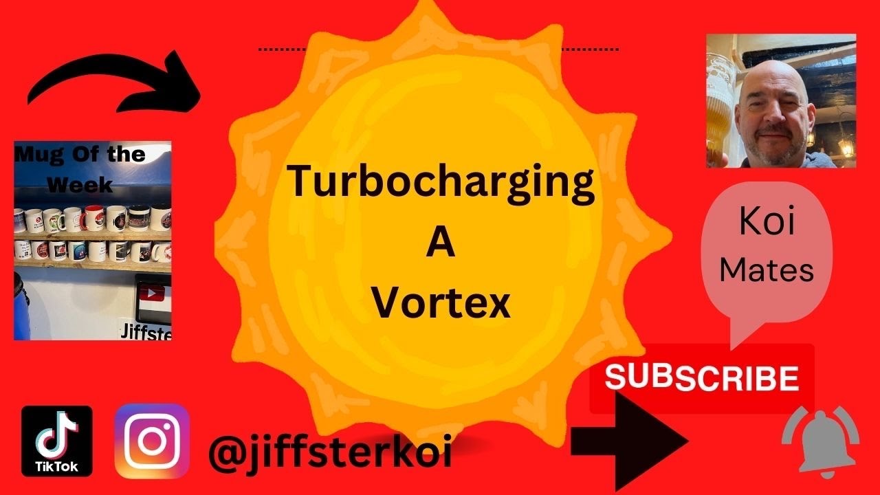 Pond  Filter massive upgrade Vortex gets turbo charged WOW THIS WORKS  😃 #koi #vortex