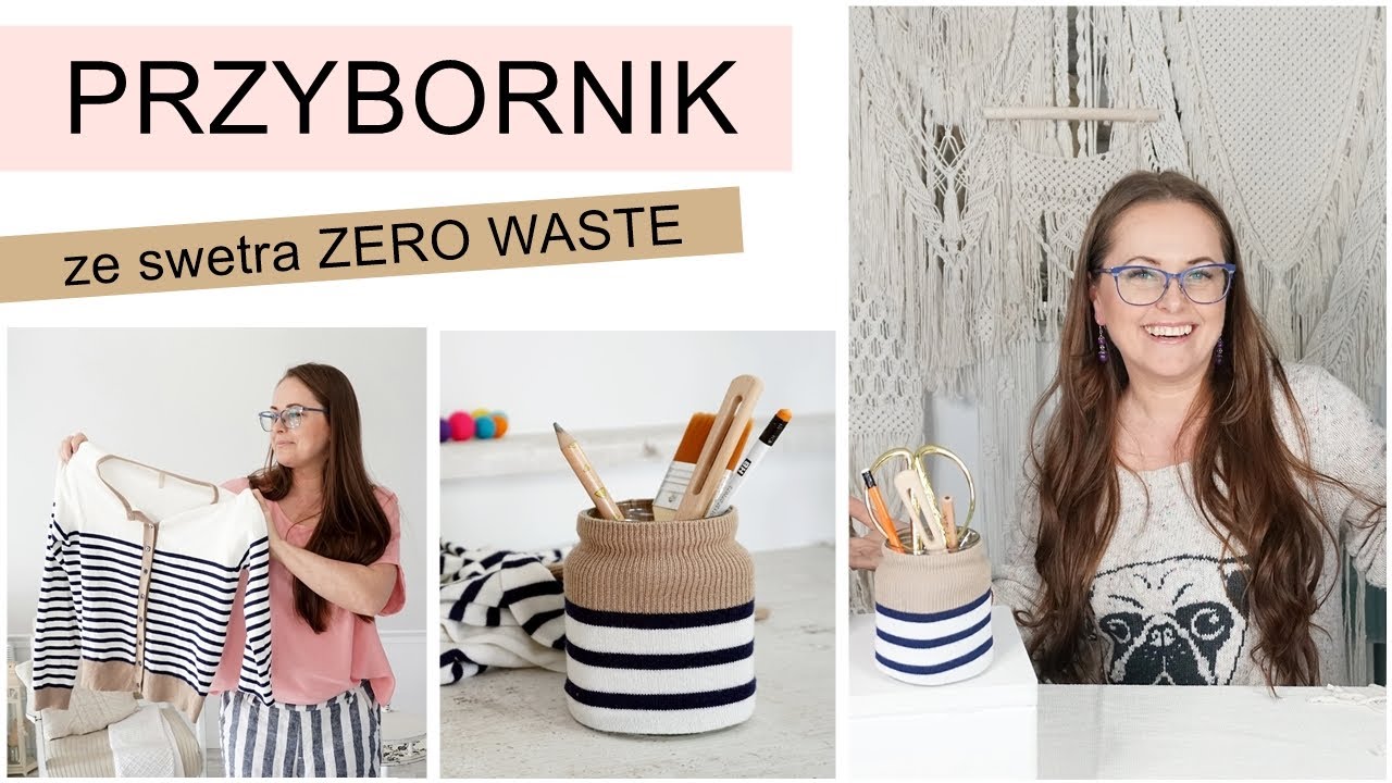 Przybornik na biurko ZERO WASTE | #DIY​ 48 | HAART