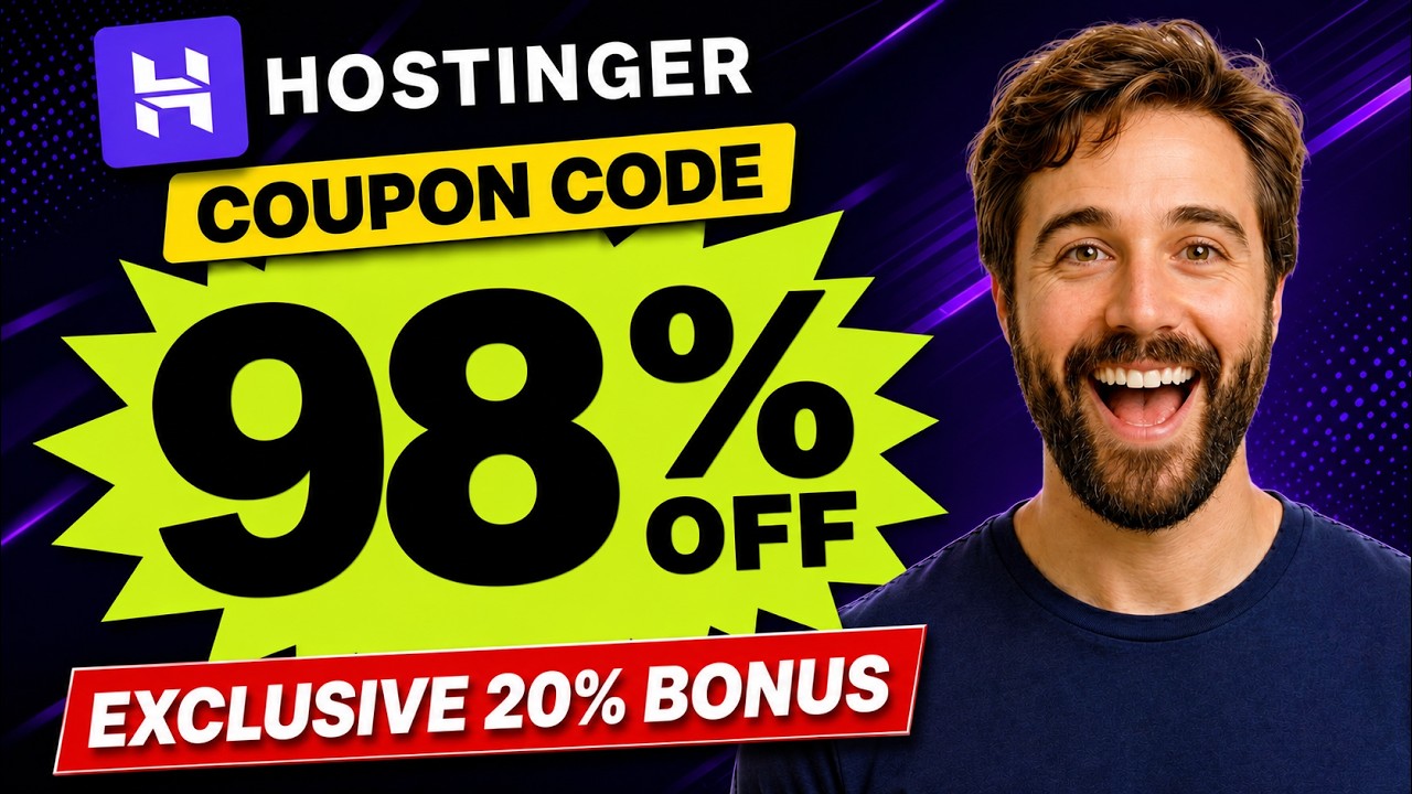 Промокод Hostinger 2026 | Получите ДОПОЛНИТЕЛЬНУЮ скидку 20% перед покупкой