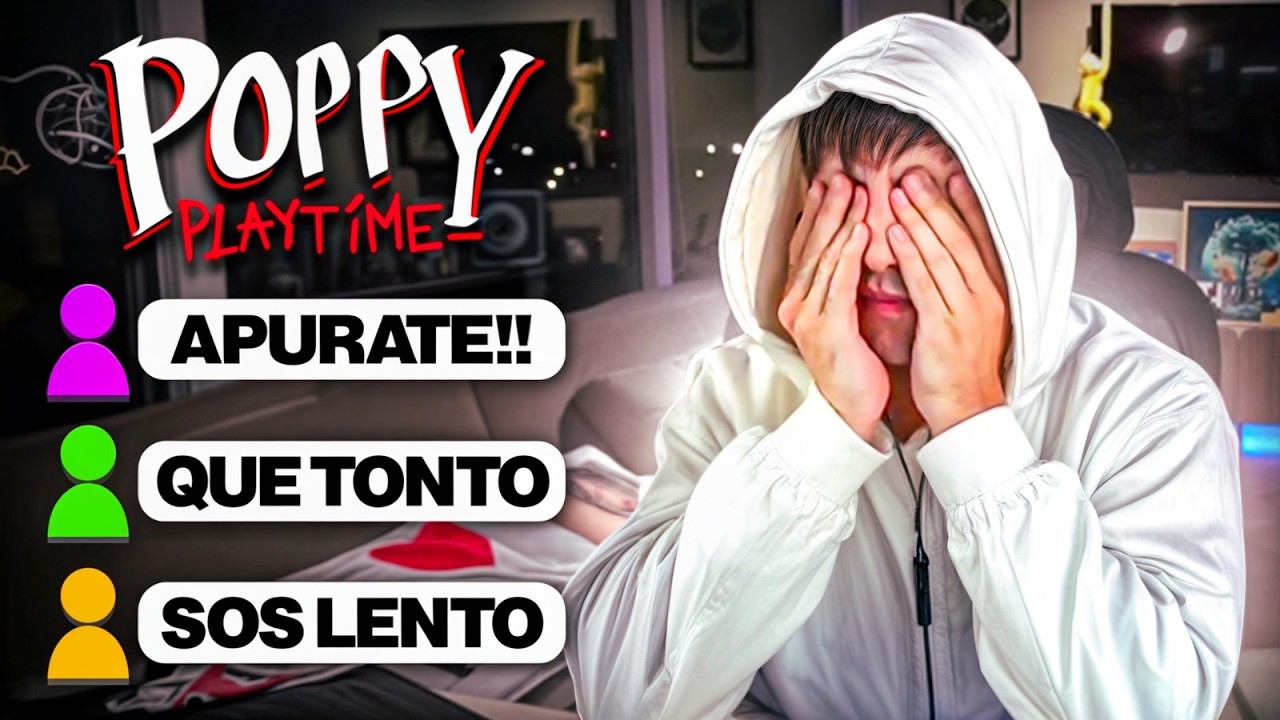Robleis habla del PROBLEMA con Poppy Playtime y el CHAT…