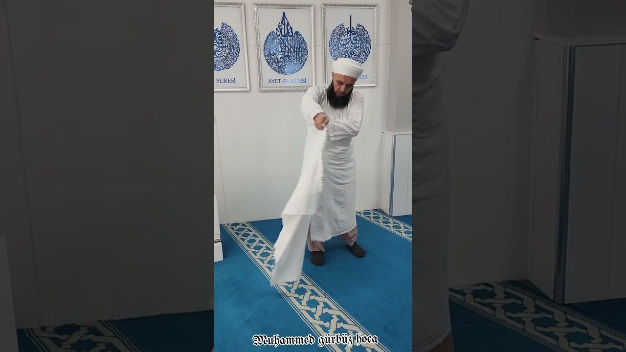 ihram nasıl giyilir / ihram nasıl bağlanır
