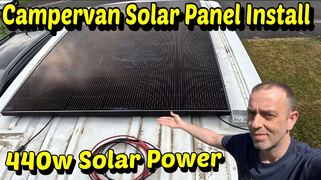 Movano Campervan Solar Panel Install - 440w Solar Power
