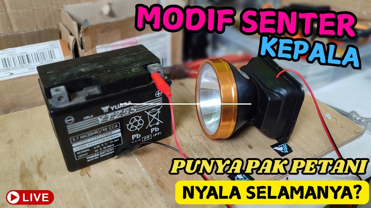 MODIF SENTER KEPALA PUNYA PETANI JADI NYALA SELAMANYA! (AKI MOTOR)