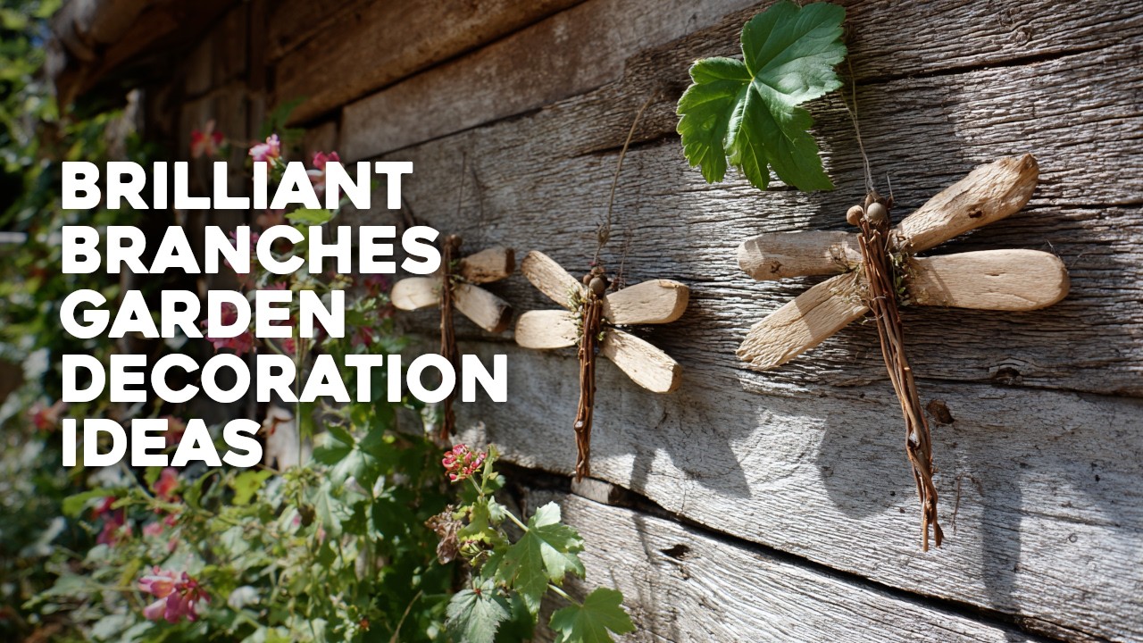 🛠️ Branch to Beauty: Brilliant Wood Crafts for Garden Lovers