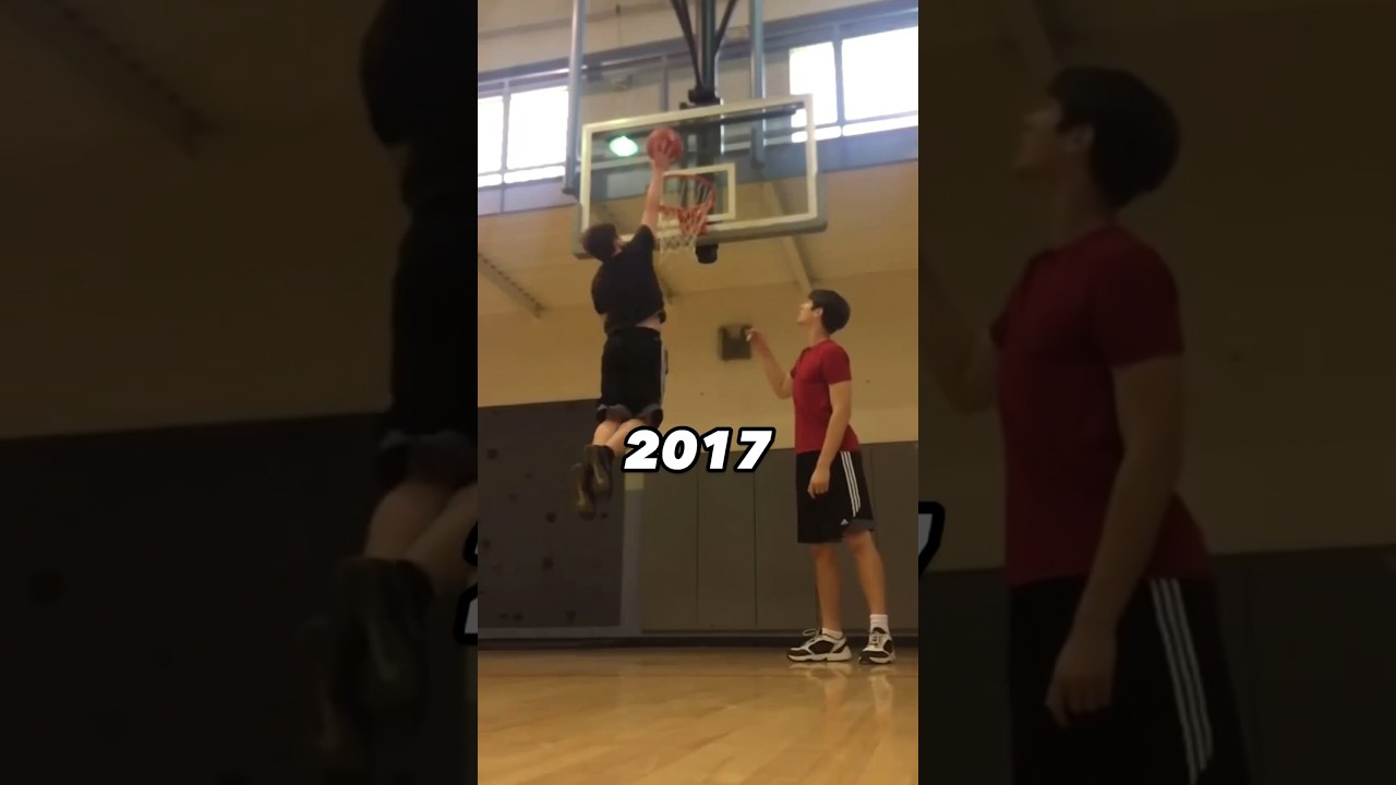 6ft Guy INSANE DUNKING PROGRESS!! 🤯 #dunk #dunking #progress #motivation #motivational