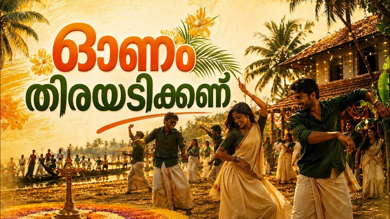 ഓണം തിരയടിക്കണ് | Onam Thirayadikkanu Malayalam Onam Song | Shibu Achankunju - Arun Ajikumar