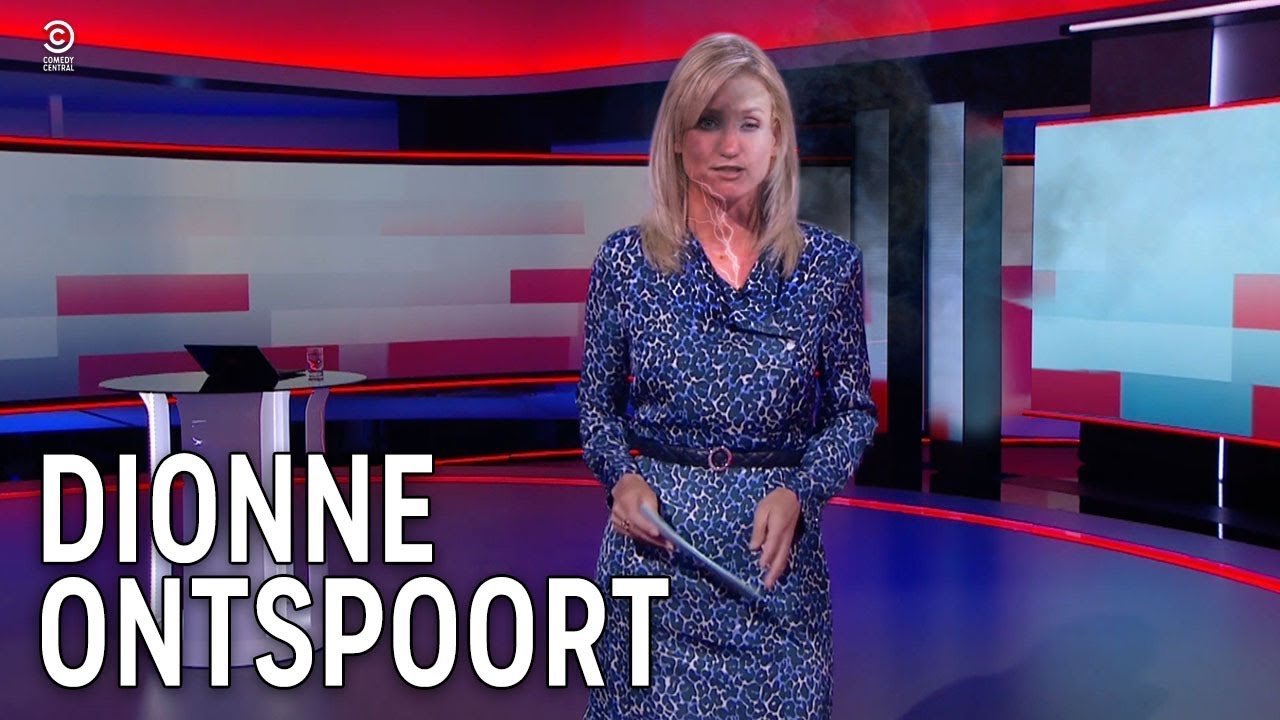 DIONNE STAX ONTSPOORT tijdens AFSCHEID NOS journaal