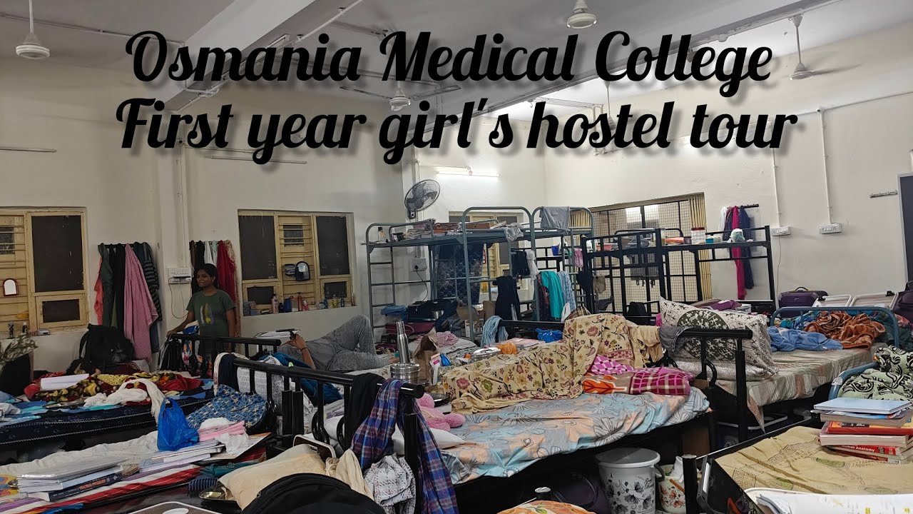 Osmania Medical College girls hostel tour for first year ✨#mbbs #osmaniauniversity #firstyearmbbs