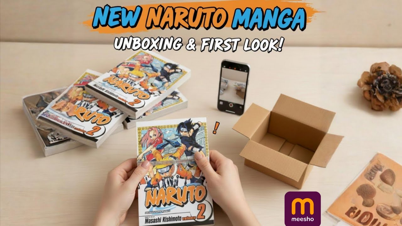 New Naruto Manga Unboxing 🔥 | First Look, Review & Inside Pages | Anime Fans Must Watch