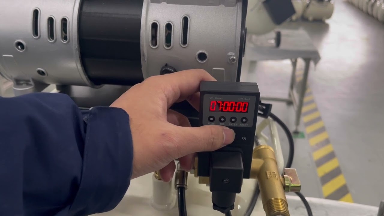 Bracton ACB Air Compressor -  Auto Drain Timer Adjustment