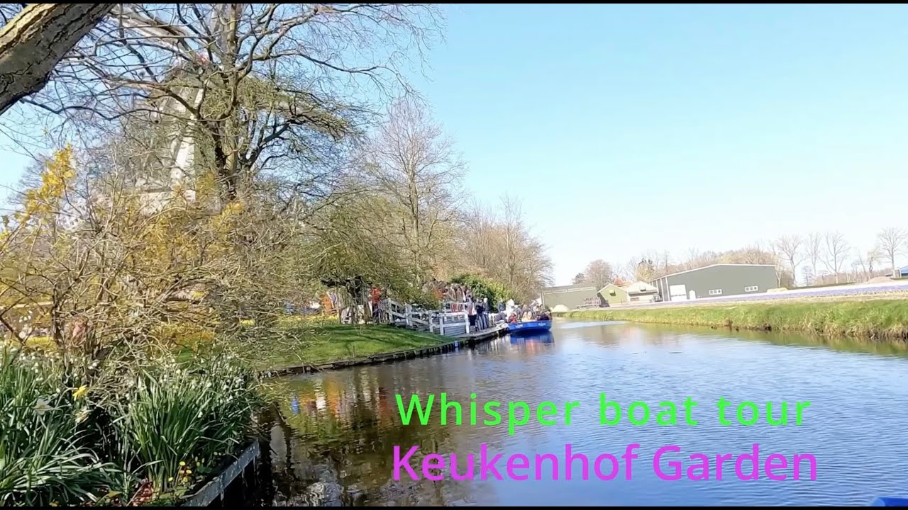 Whisper boat tour, Keukenhof Garden