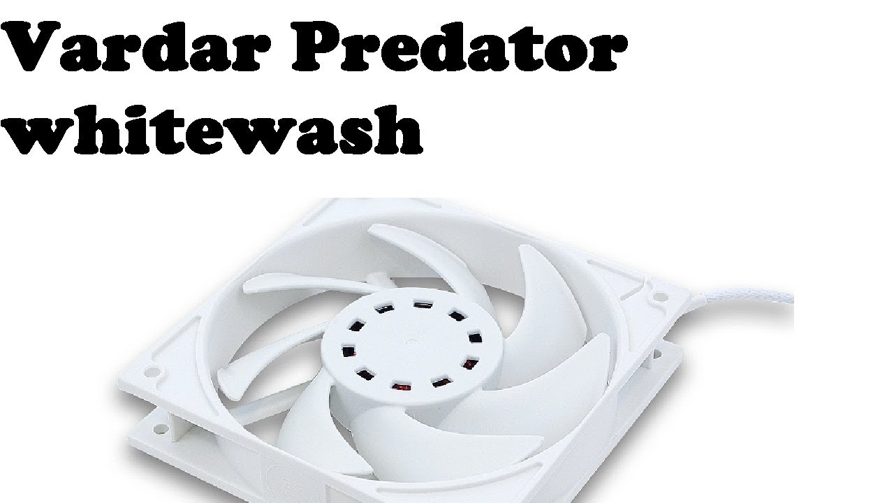 EK Vardar Predator gone white | Open and paint a PC fan