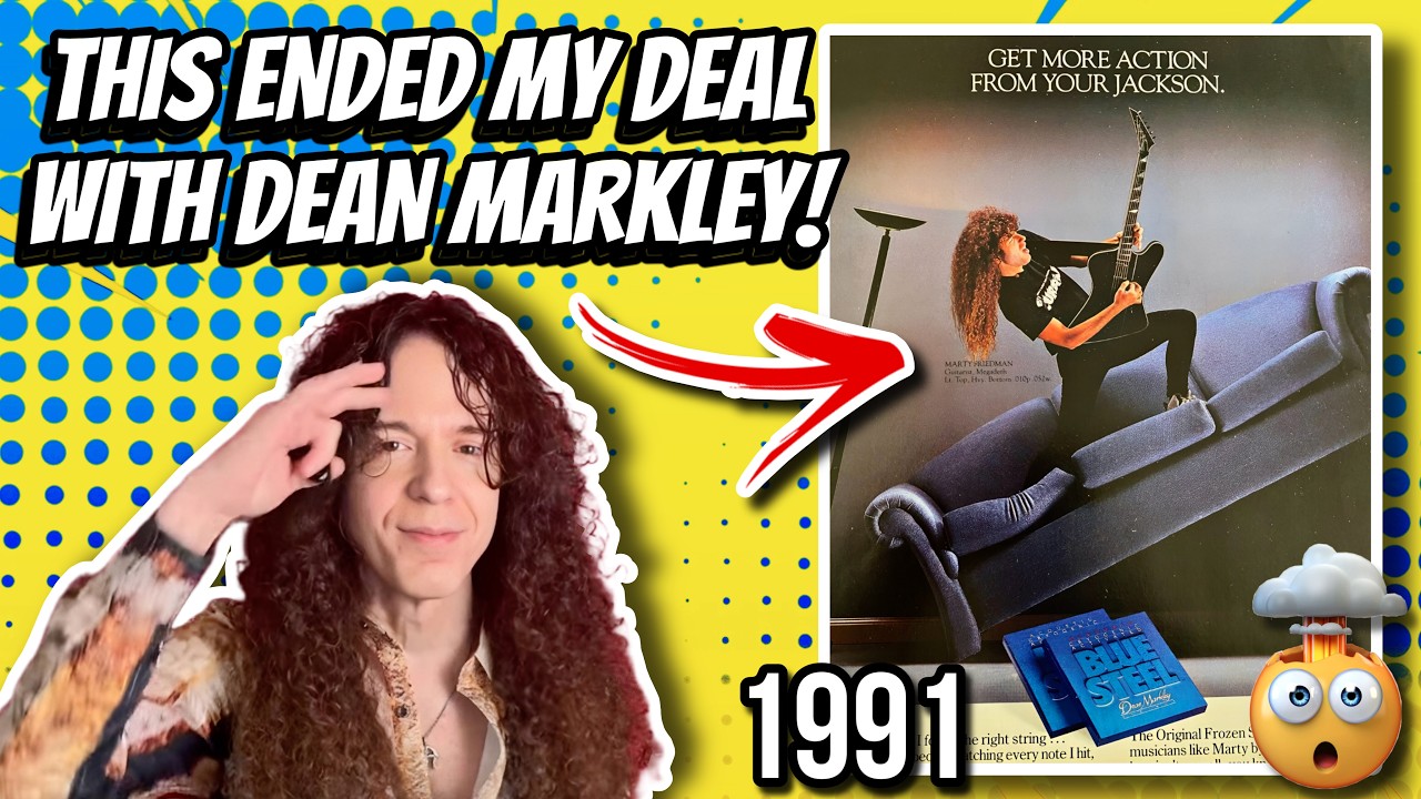 ‼️Marty Friedman REVEALS what ENDED his Dean Markley string deal and why he never looked back!😱🎸