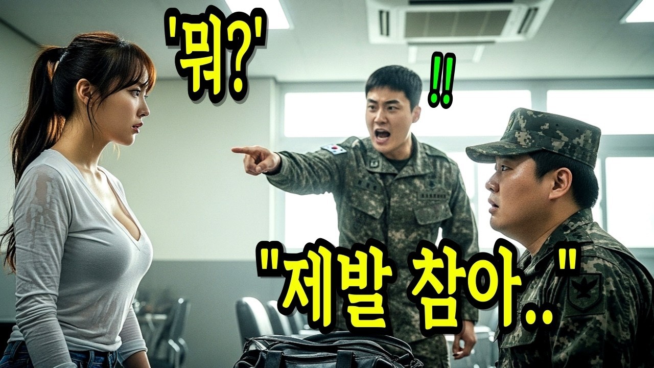 군부대 면회 갔다가 헌병 사령관에게 얼차려 당하던 이등병 동생, 알고보니 누나는 여군 707 특임대 여중령 특수부대 출신의 참교육이 시작되는데
