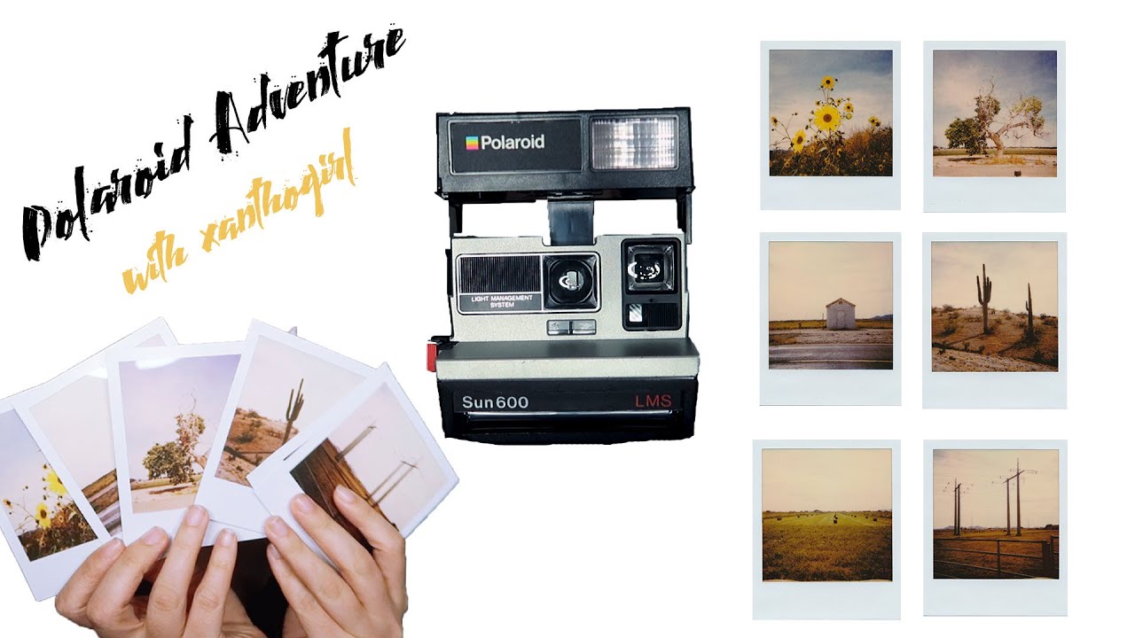 POLAROID SUN 600 ADVENTURE IN ARIZONA DESERT (WITH SAMPLE PICS)
