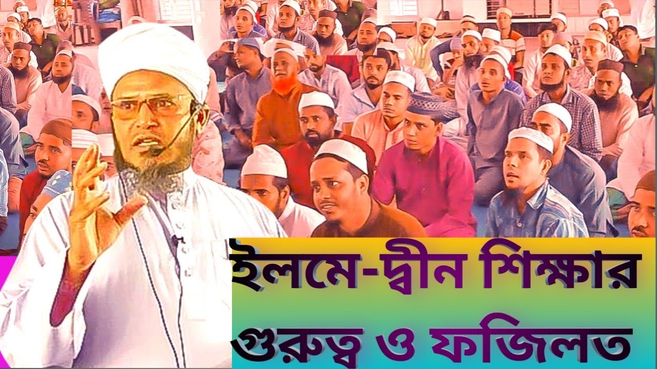 ইলমে- দ্বীন শিক্ষার গুরুত্ব ও ফজিলত।। Elme-Din Sikkhar Gurutto o Fozilot।।মুফতি আনিসুর রহমান হামিদী।