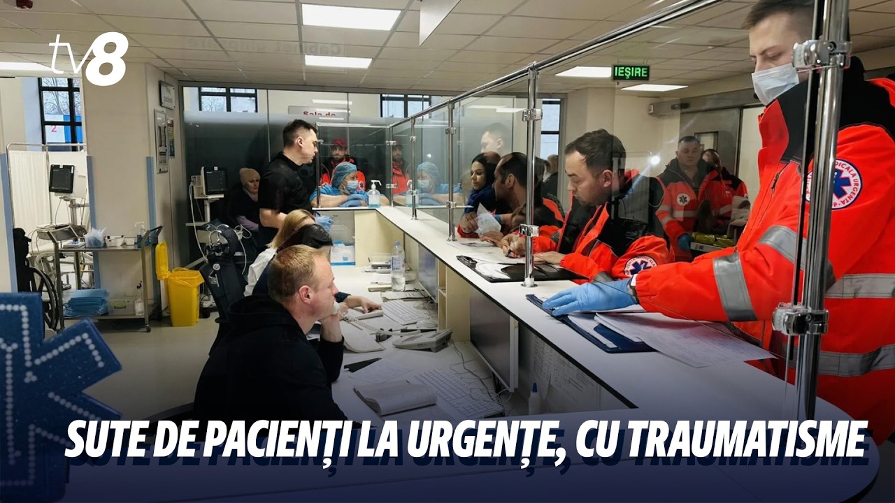 Aglomerație la Urgențe din cauza condițiilor meteo: Câte persoane s-au adresat cu traumatisme