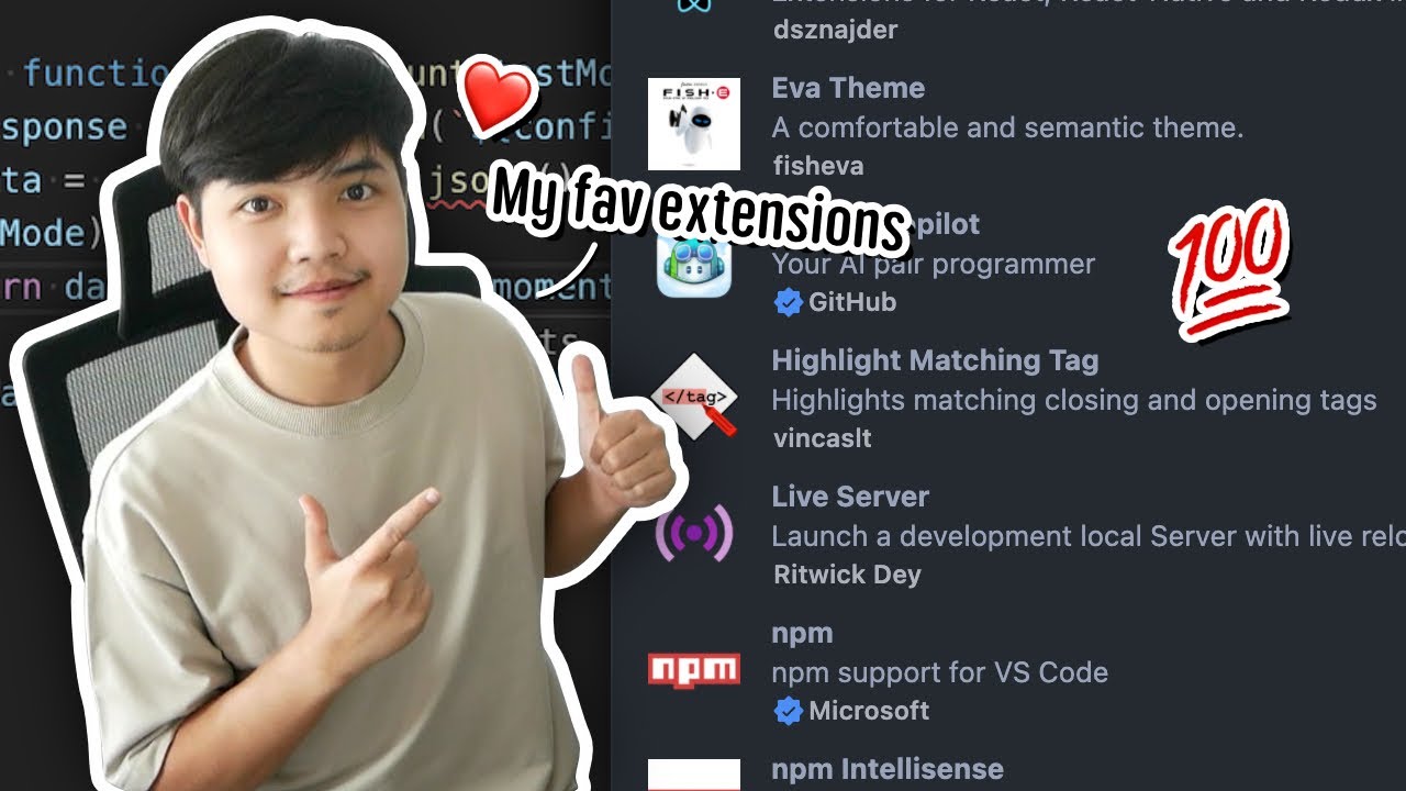 เปิดกรุ VScode Extensions ของจารย์โอม 😎 มีตัวไหนบ้างมาดูกันเลย!! 👨‍💻💯