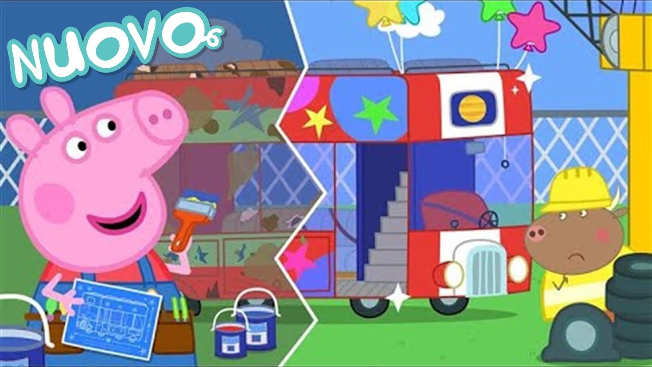 Le Cronache di Peppa Pig 🔧Riparando l'autobus delle feste🚌 Nuovo Episodio di Peppa Pig