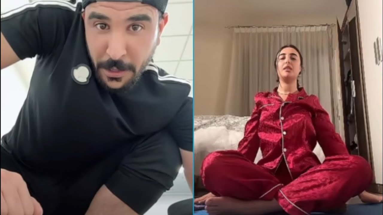 حسحس في الجيم و ندى تسوي يوكا في البيت حسحس مصدوم