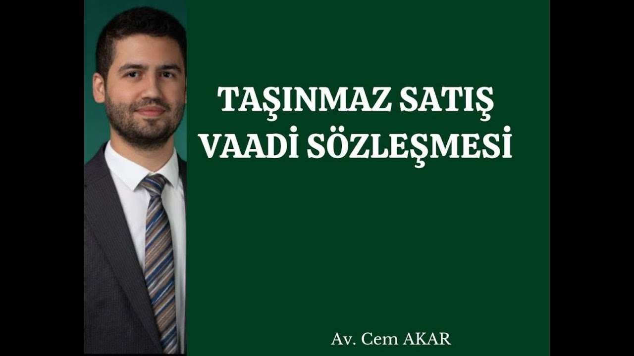 Taşınmaz Satış Vaadi Sözleşmesi Önemli Hususlar - Projeden Ev Satın Almak