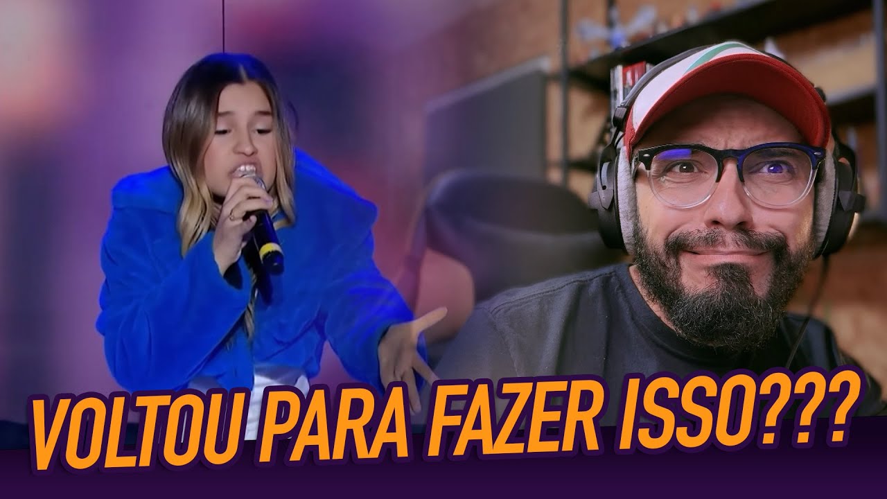 PROFESSOR de CANTO REAGINDO à LIS AVANCINI cantando DEUS DA MINHA VIDA em seu RETORNO ao SHADOW