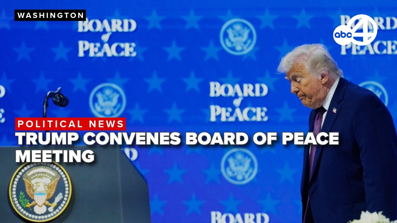 LIVE: Trump holds Board of Peace meeting